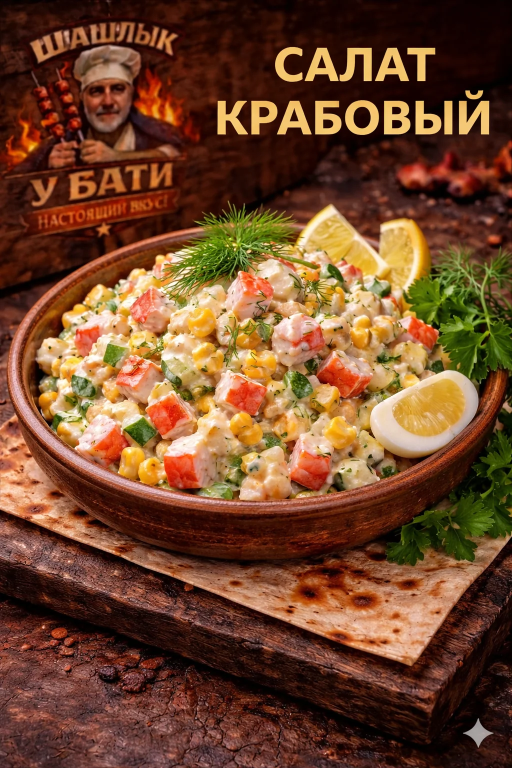 Салат Крабовый